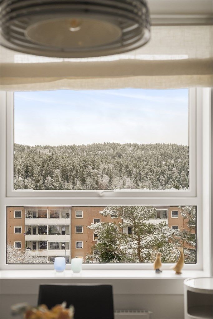 Selvfølgelig med utsyn mot Østmarka.