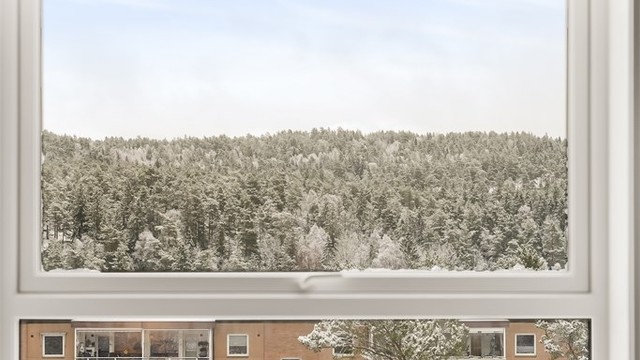 Selvfølgelig med utsyn mot Østmarka.