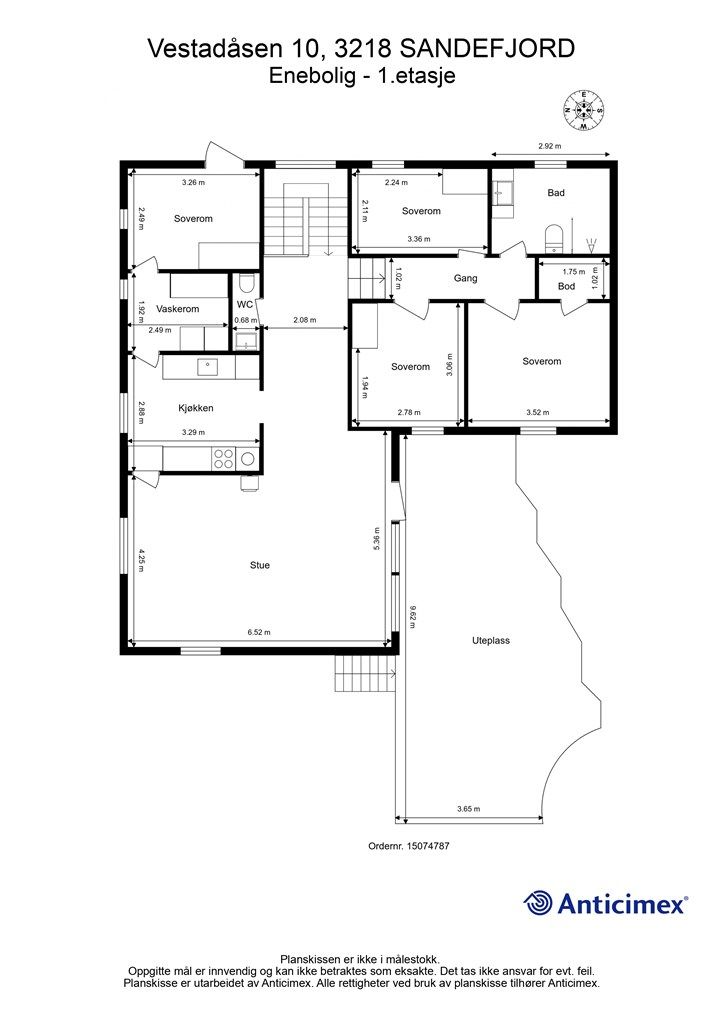 Plantegning 1. etasje