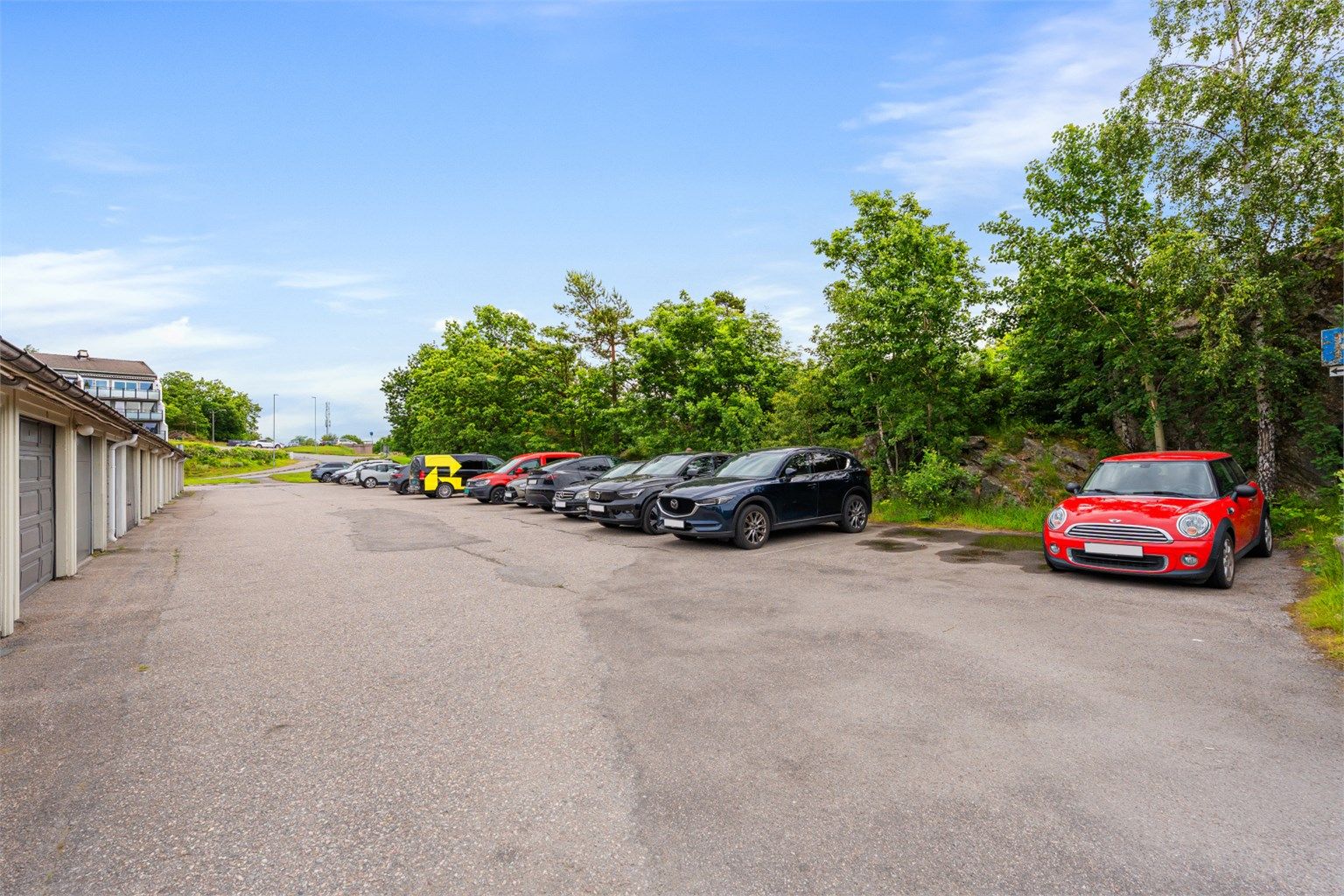 Felles parkering for beboere i område