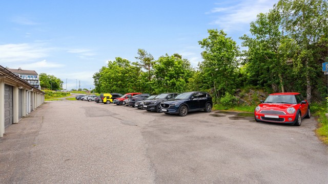 Felles parkering for beboere i område