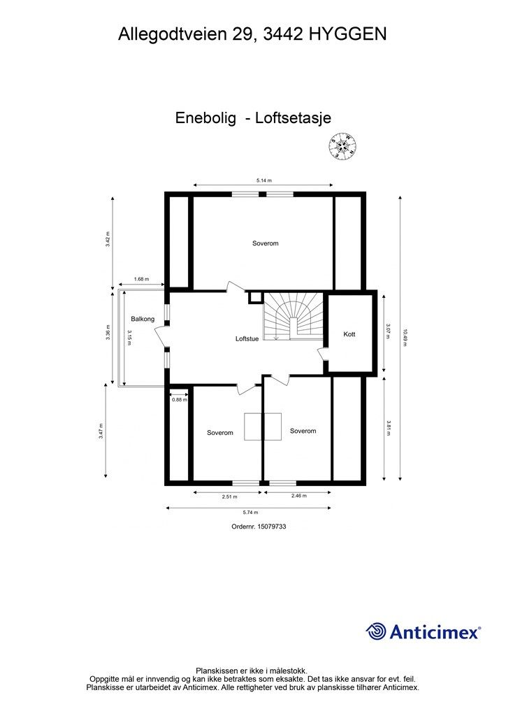 Plantegning 2.etasje
