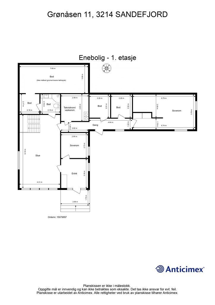 Plantegning 1.etasje
