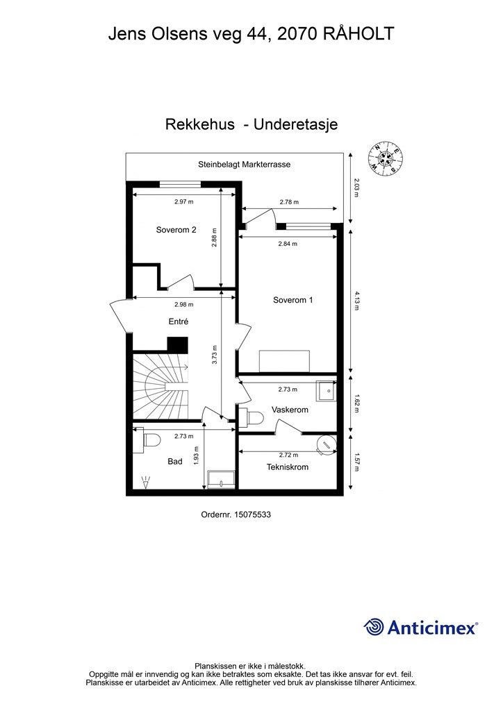 Plantegning underetasje