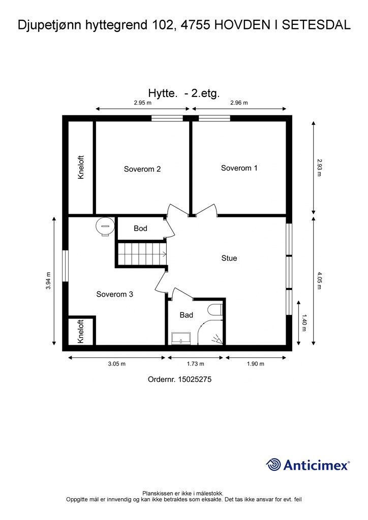 Plantegning 2. etasje