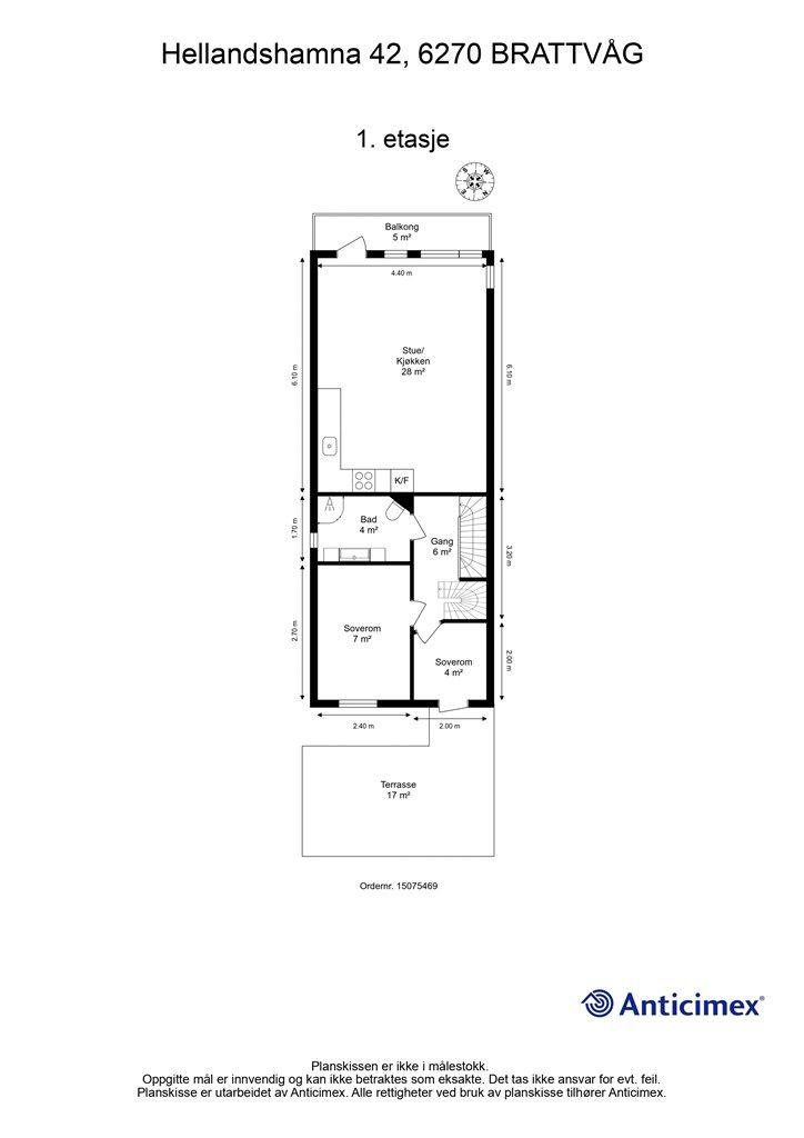Plantegning 1. etasje