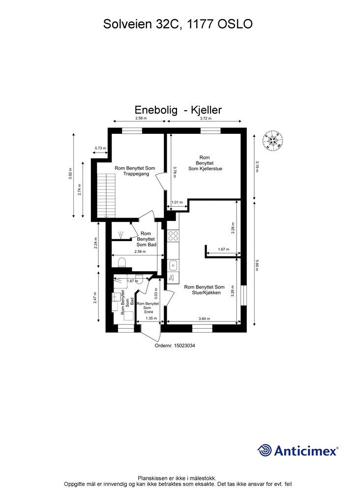 Plantegning - Kjeller