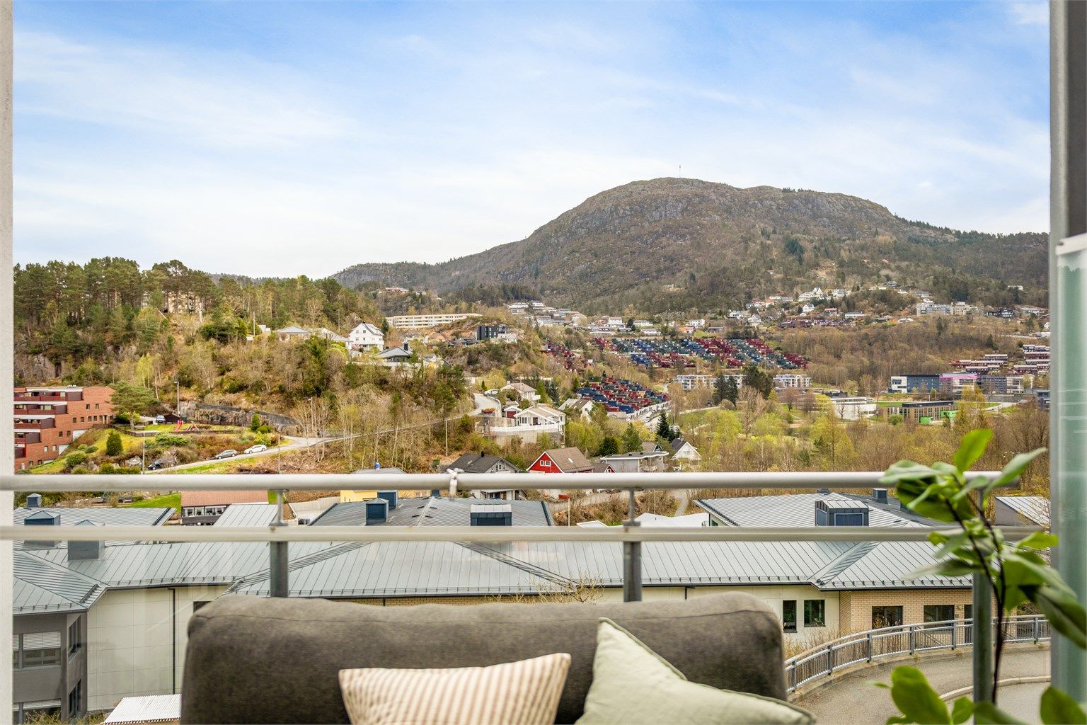 Fantastisk utsikt over til Løvstakken!