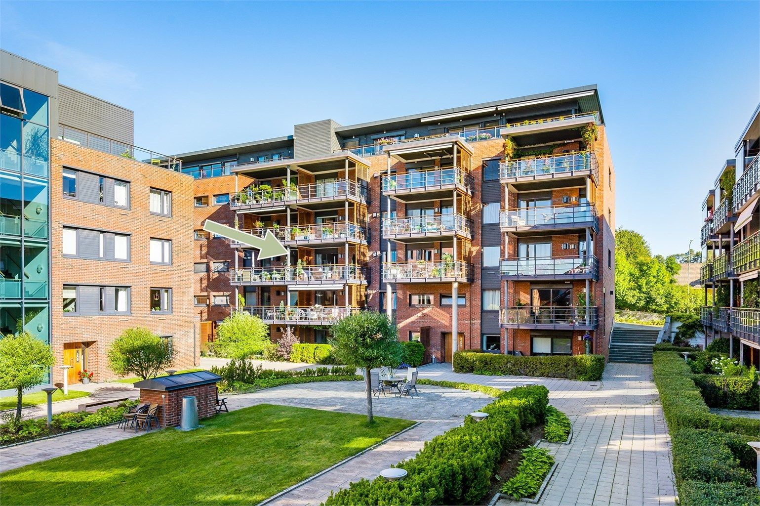 Velkommen til Bryggeriet II, selveierleilighet i 3 et. med garasje i kjeller og heis. 