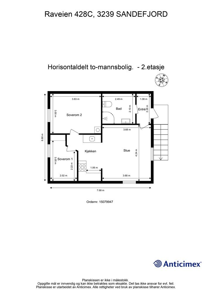 Plantegning 2.etasje