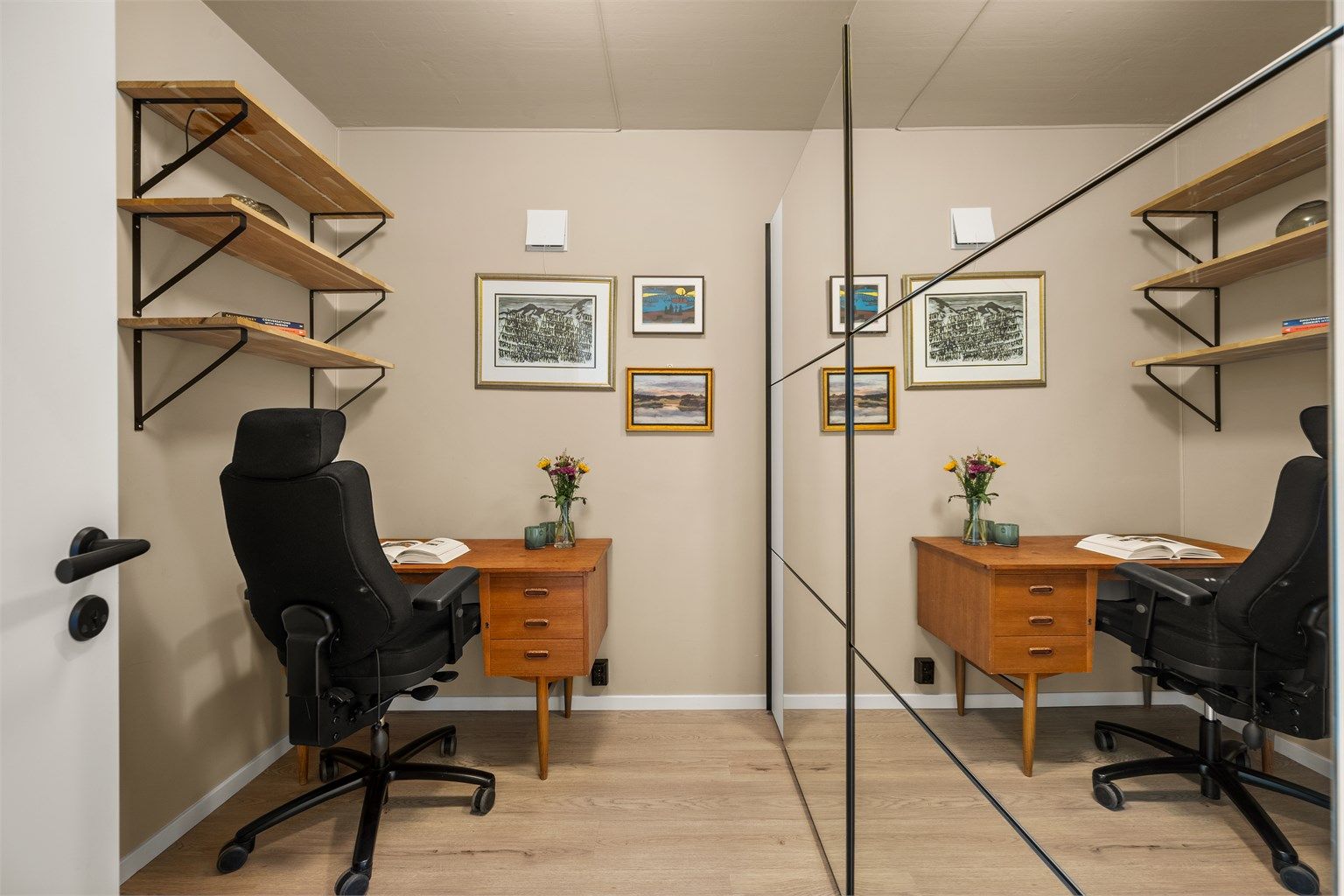 Bod mellom soverommene.