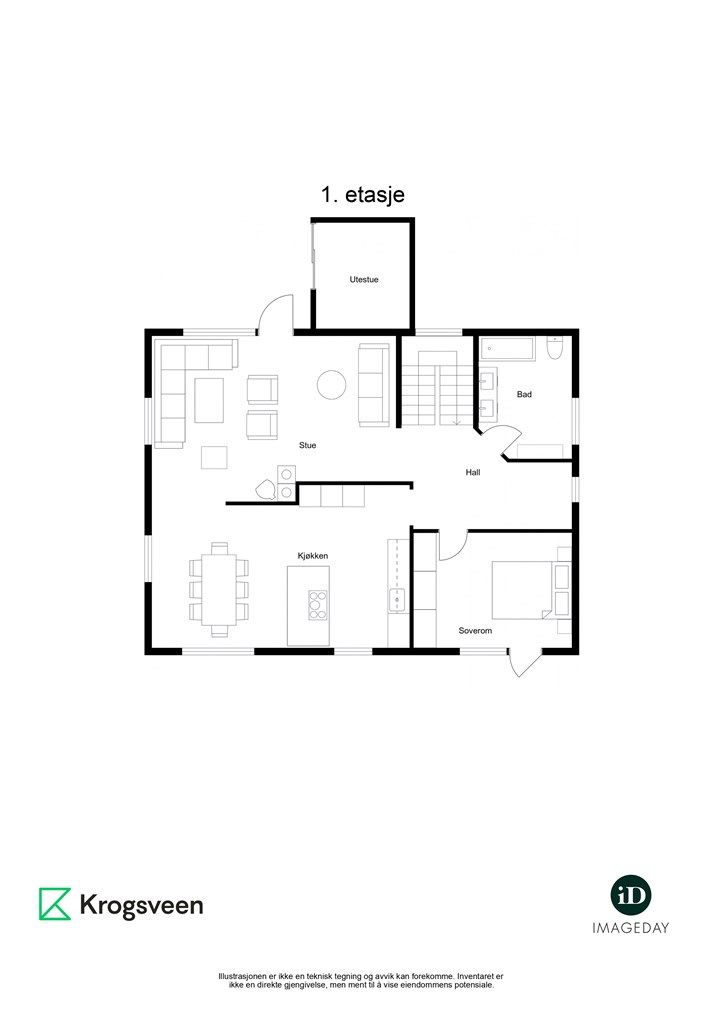 Plantegning - 1. etasje