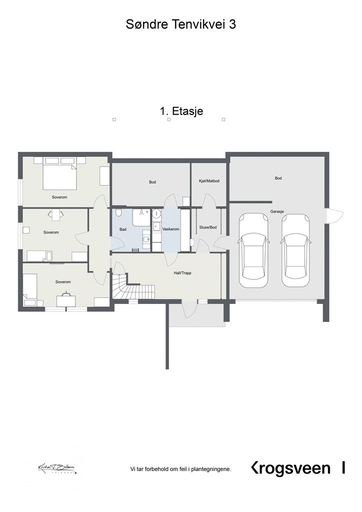 Planskisse 1. etasje.