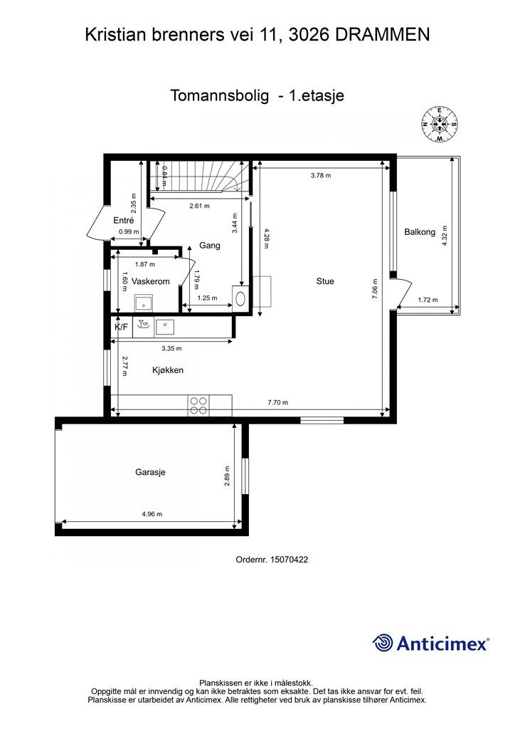 Plantegning - 1. etasje