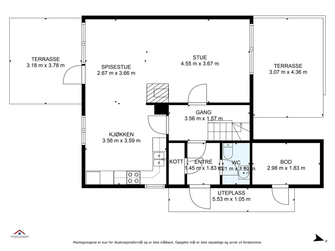 Plantegning 1.etasje