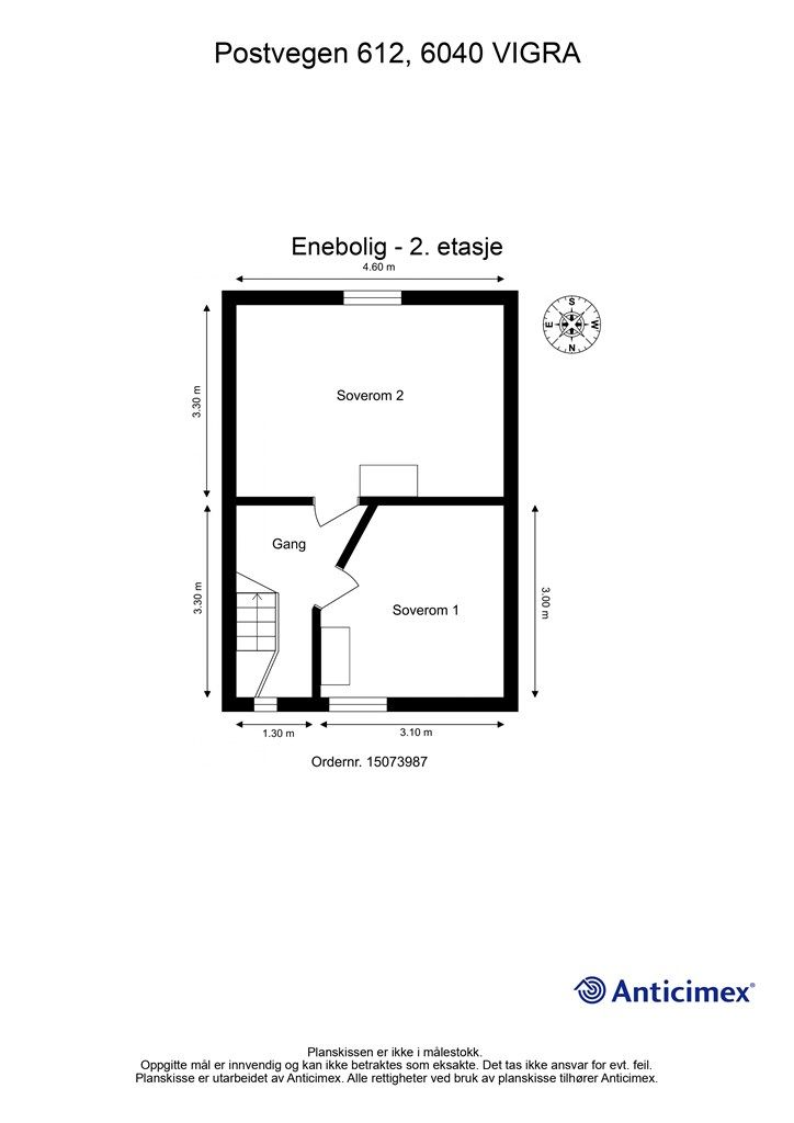 Plantegning 2. etasje 