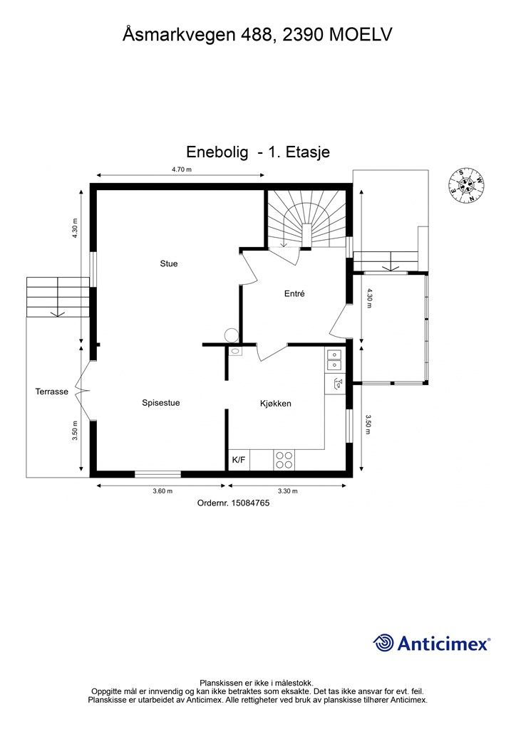 Plantegning - 1. Etasje