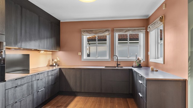 God benkeplass og en gjennomtenkt utforming gjør matlagingen til en sosial aktivitet.