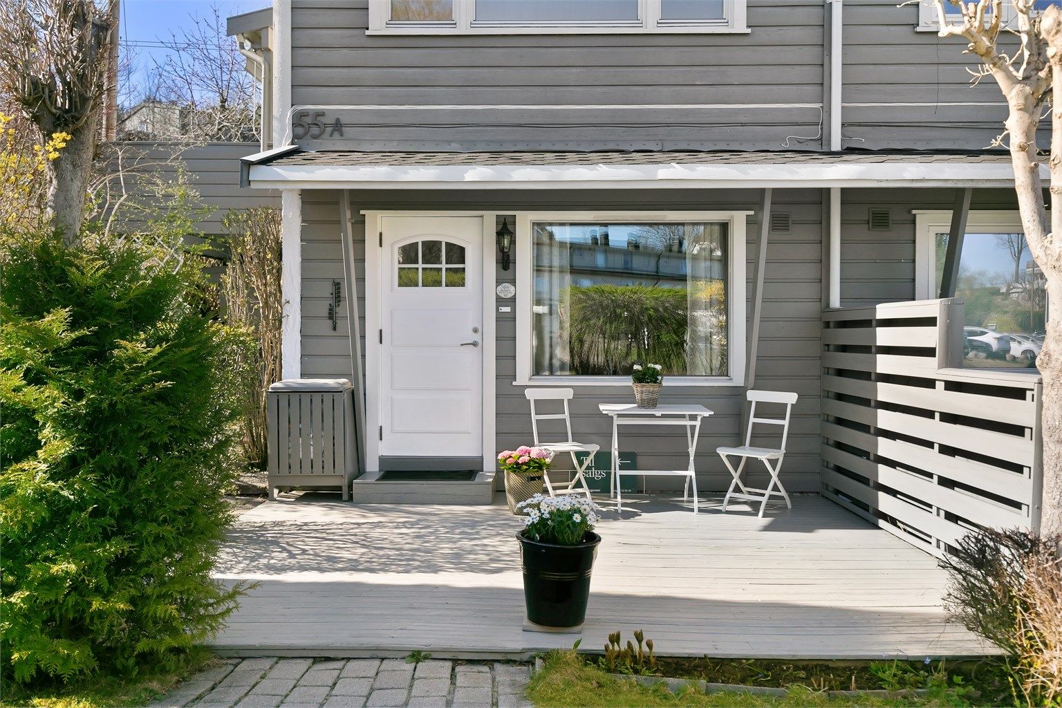 Markterrassen er på 8 kvm