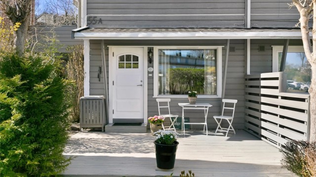 Markterrassen er på 8 kvm