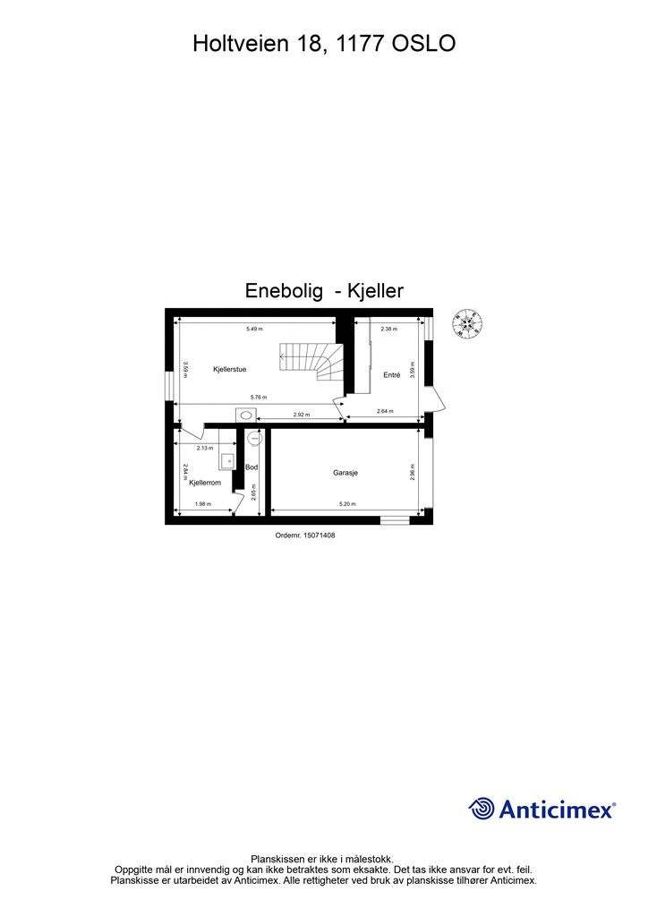 Plantegning - Kjeller