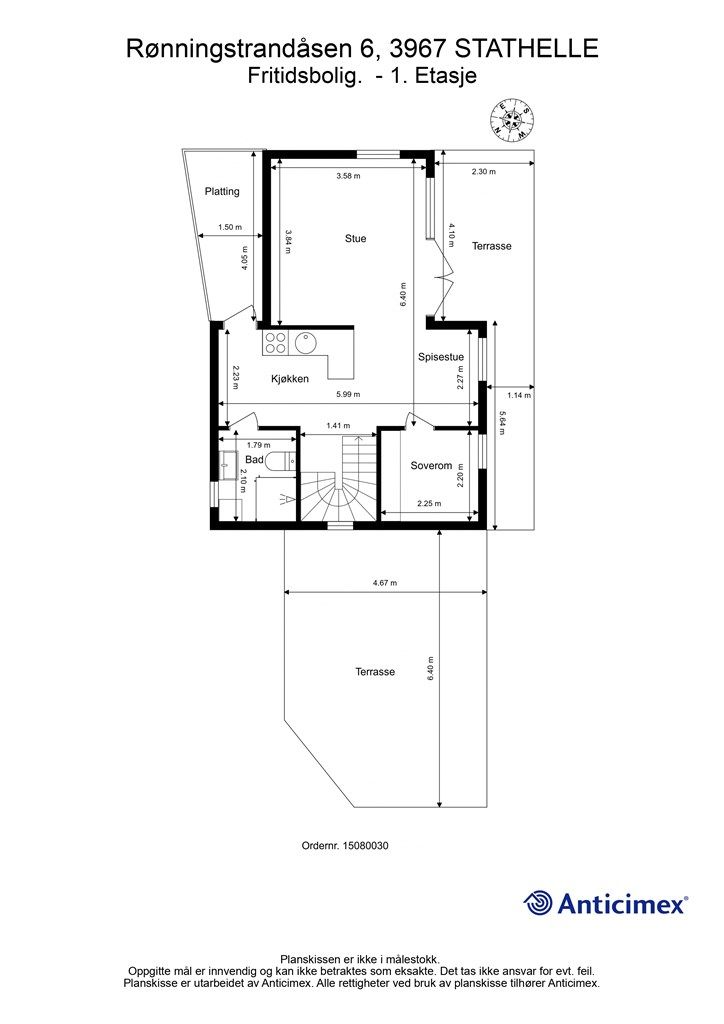 Plantegning - 1. etasje