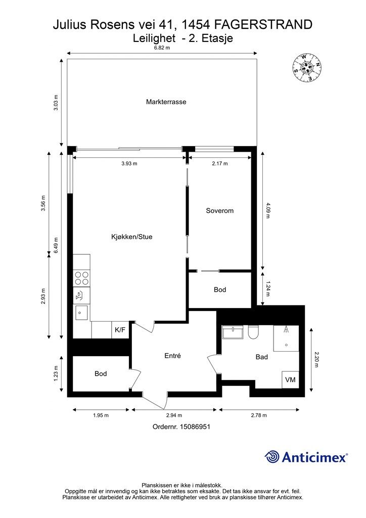 Plantegning 2. etasje