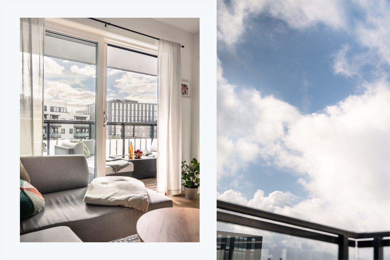 Leiligheten er fra 2018 med eksklusive tilvalg som integrerte spotter i gangen, fliser på bad og kjøkkenkrok med integrerte hvitevarer.