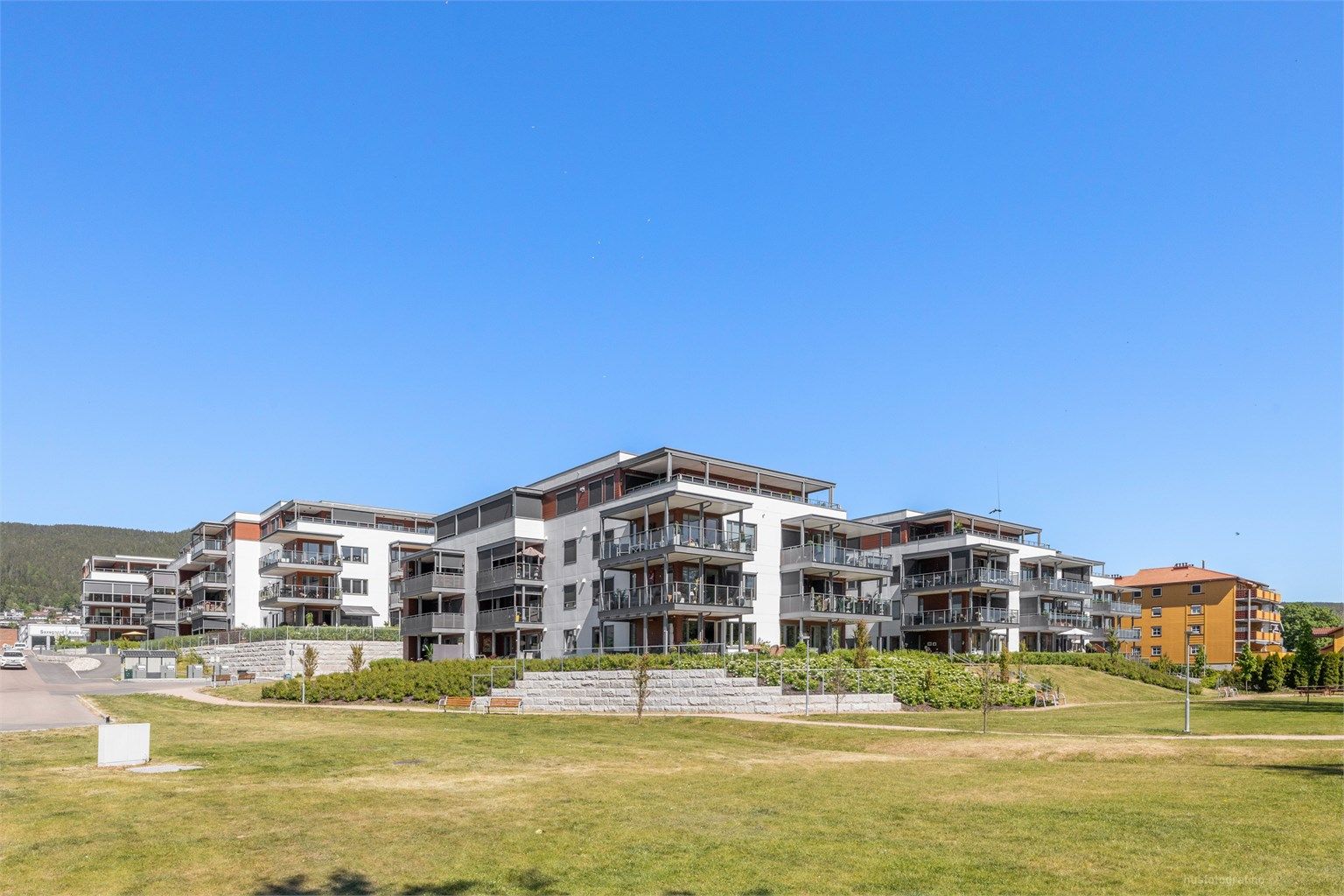 Pålsøya park er et nyere boligkompleks med umiddelbar nærhet til flotte turmuligheter langs Drammenselva.