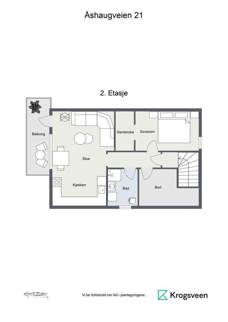 Planskisse 2. etasje