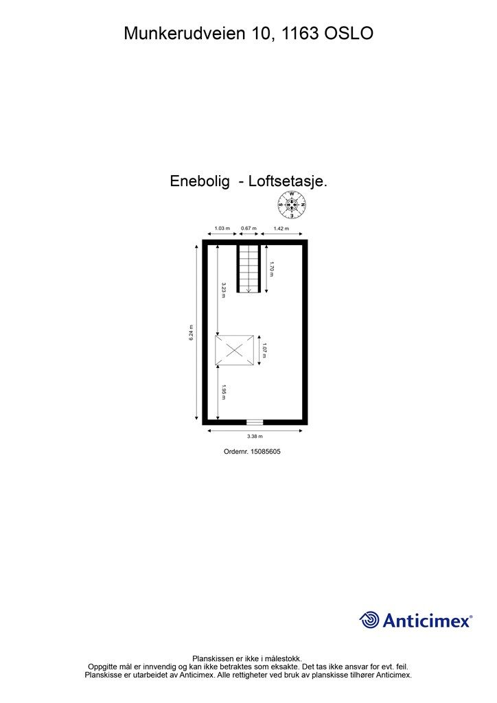 Plantegning loftsetasje