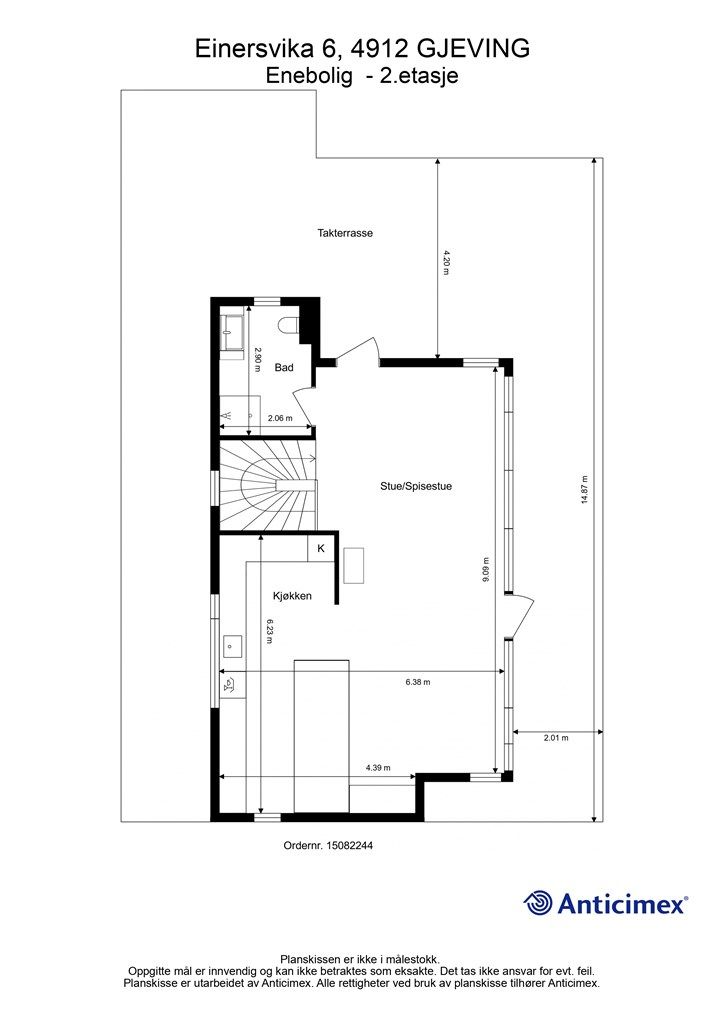 Plantegning 2. etasje