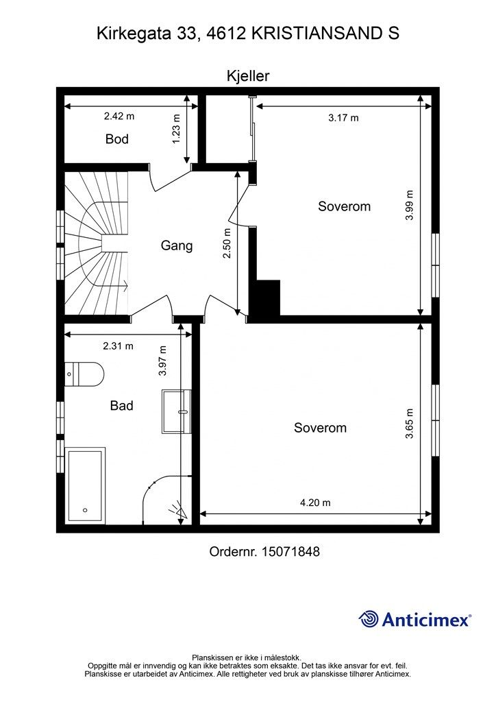 Plantegning U.etasje