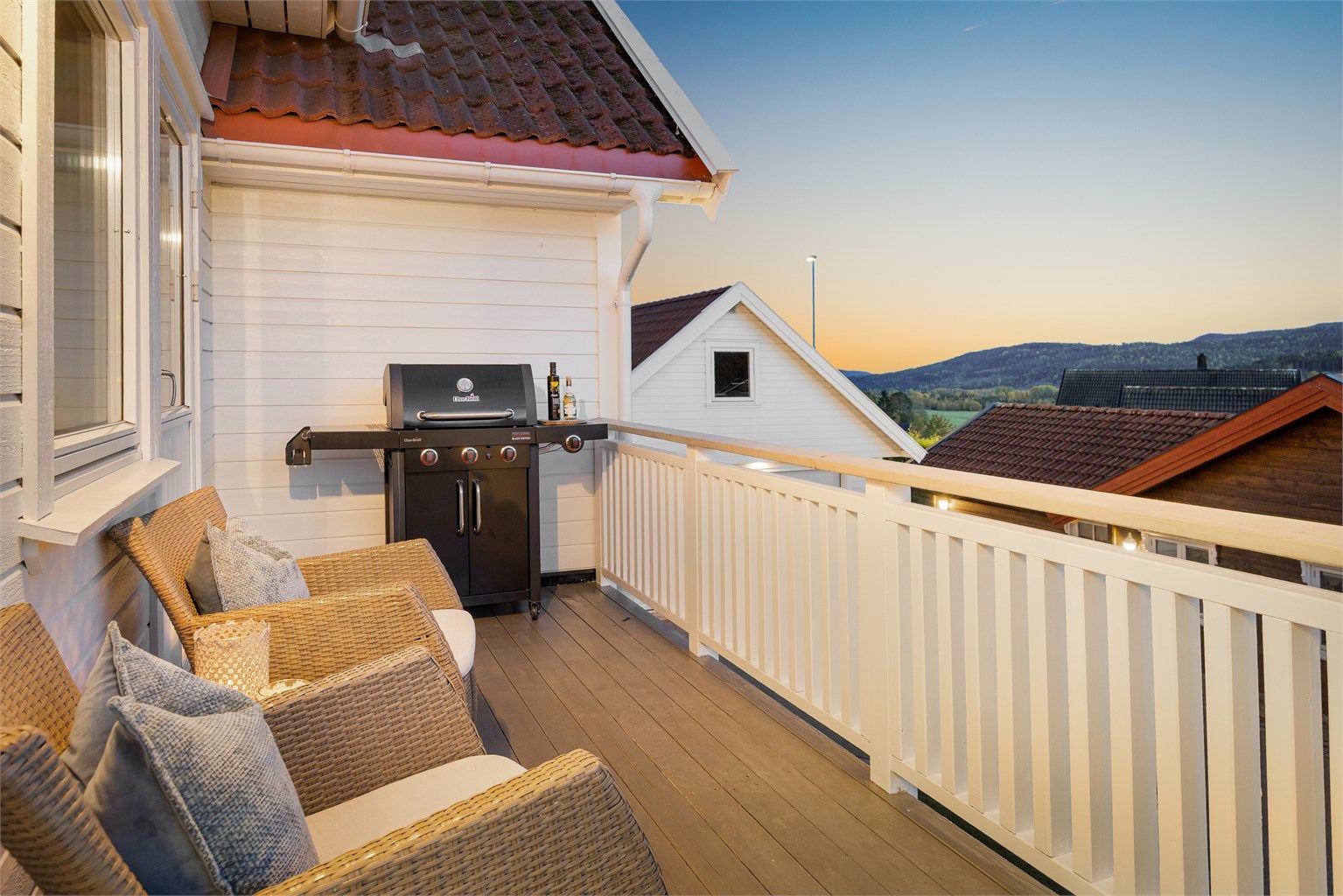 Terrasse - Kveldsbilde.