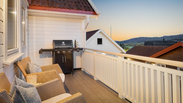Terrasse - Kveldsbilde.