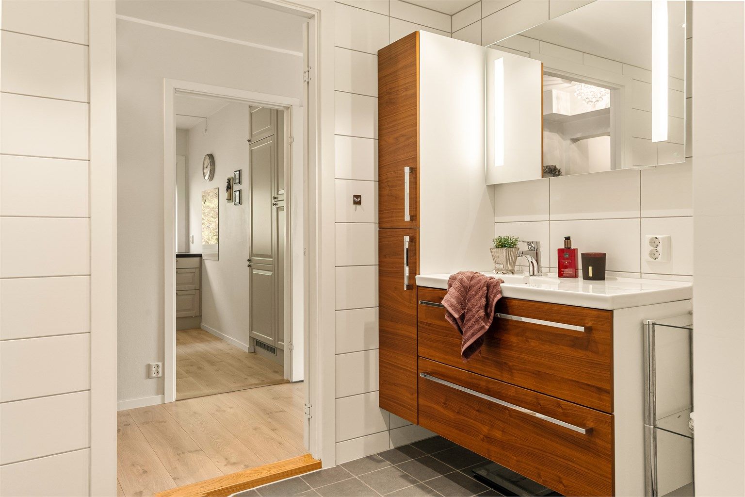 - Badet ble renovert i 2016 i regi av borettslaget -