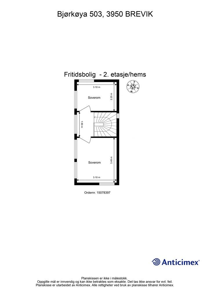 Plantegning 2. etasje