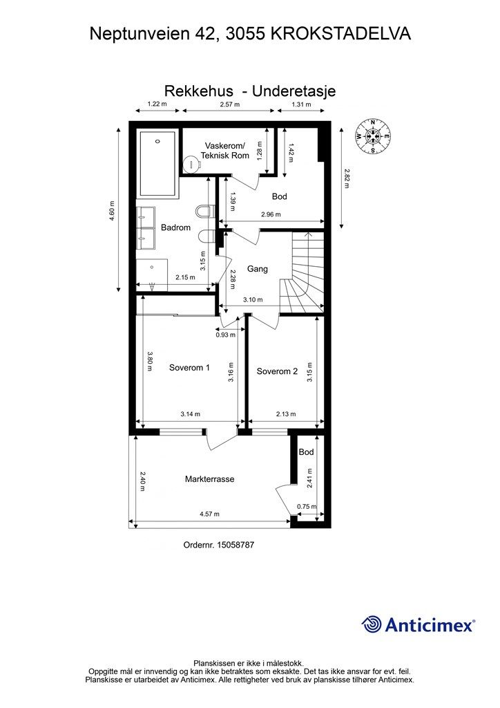 Plantegning underetasje
