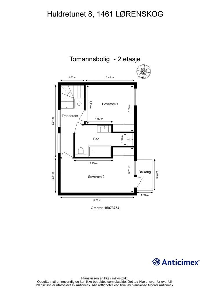 Plantegning 2.etasje