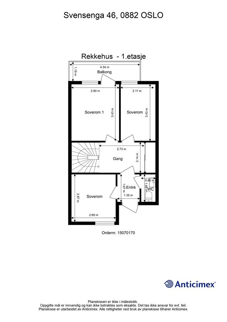 Plantegning - 1.etasje