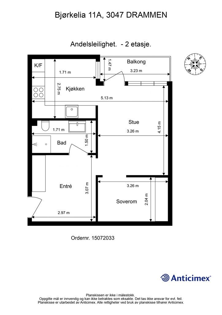 Plantegning 2. etasje