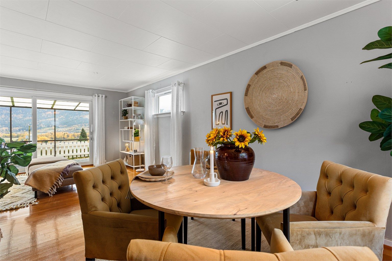 Plass til spisebord