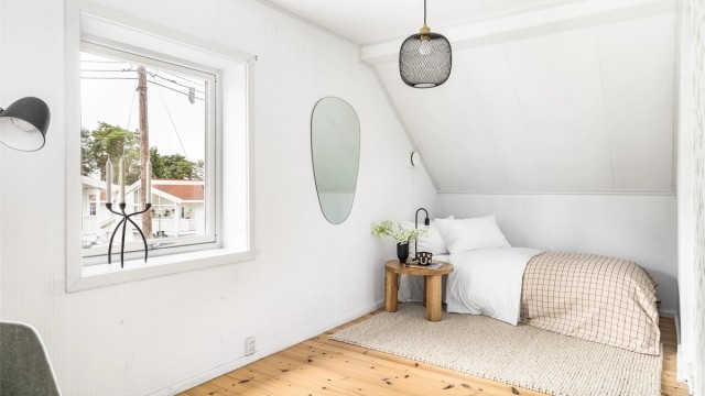 Tre soverom på èn flate i loftsetasjen