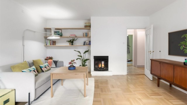 Peis i stuen gir både varme og hygge