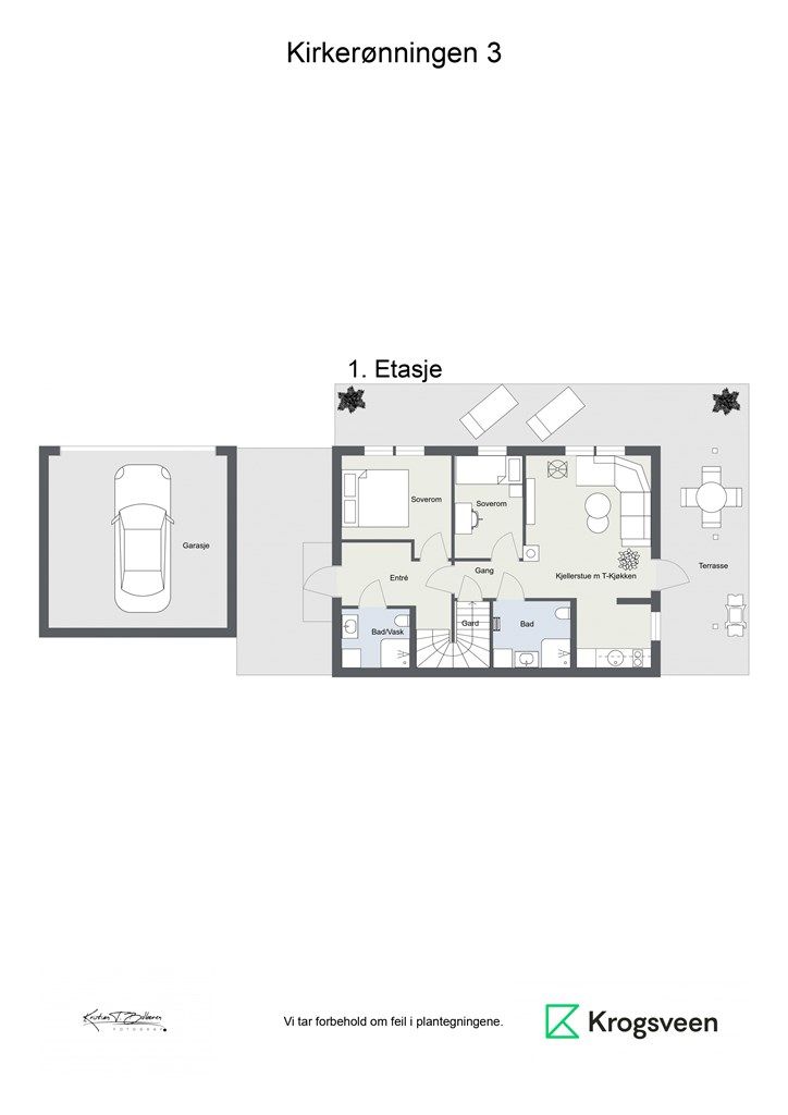 Planskisse 1. etasje.