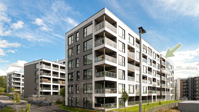 Blokken er oppført i 2022 og holder en god standard