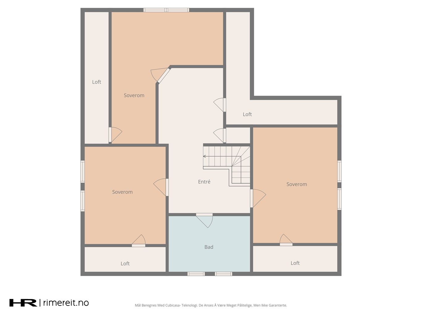 Plantegning 2. etasje.