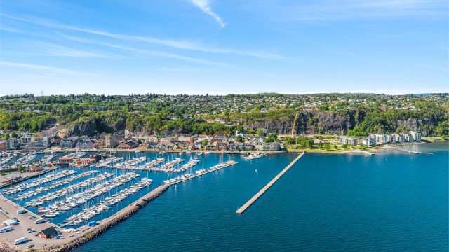 Båthavn i Holmestrand sentrum