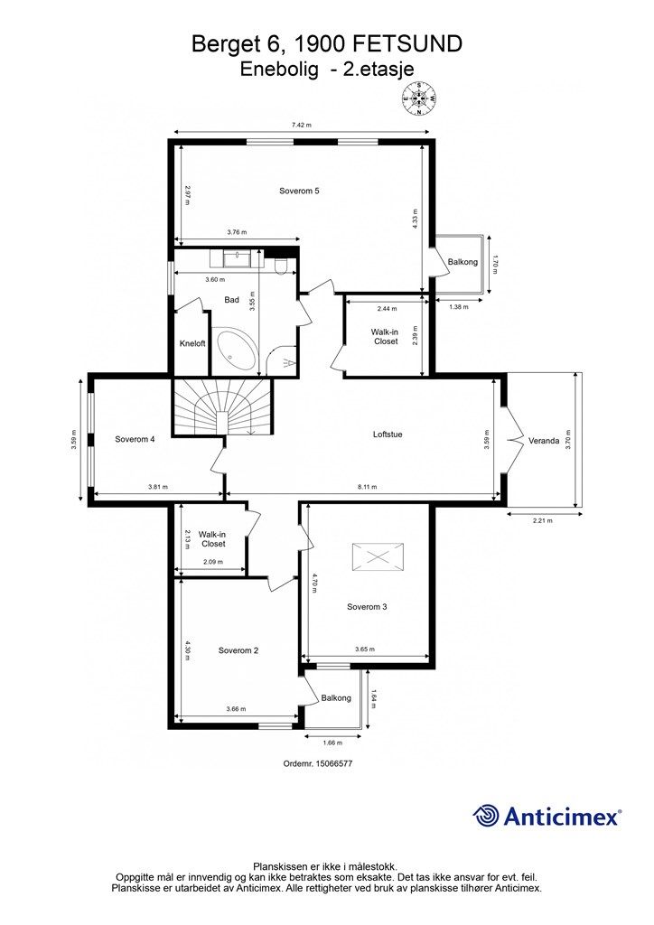 Plantegning 2.etasje
