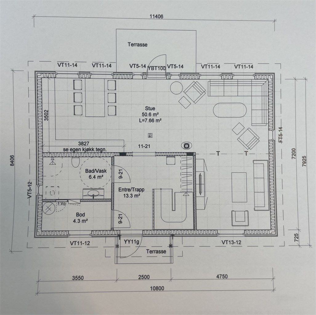 Plantegning 1. etasje